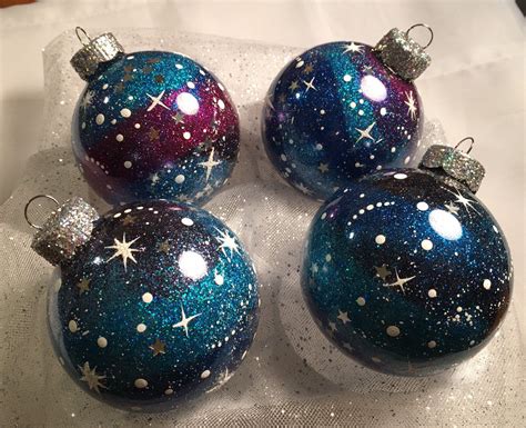 Galaxy Christmas Ornament Set Etsy Christmas Ornaments Disney Christmas Decorations