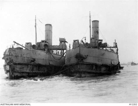 Dover England 1918 British Navy Auxiliary Vessels At Anchor After