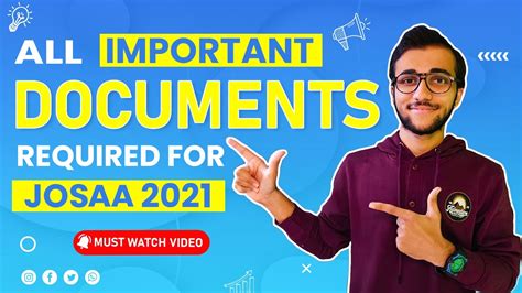 List Of All Important Documents For Josaa Counselling Iit Nit