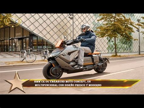 Bmw Ce Vagabund Moto Concept Un Multifuncional Con Dise O Fresco Y