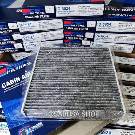 Suzuki Ertiga Swift APV GranMax Sirion Carbon Cabin AC Filter Filter