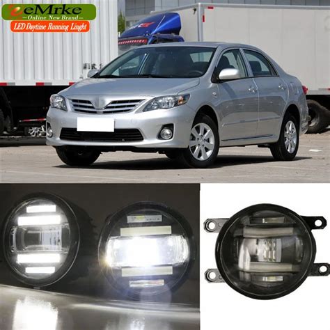 Eemrke Xenon White High Power In Led Drl Projector Fog Lamp With Lens