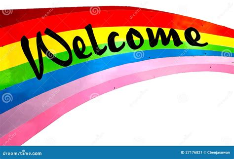 Colorful Of Welcome Stock Image Image Of Welcome Info 27176821