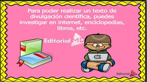 Articulos Y Textos De Divulgación Cientifica Para Niños