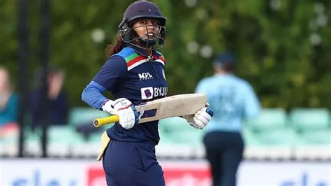 India captain Mithali Raj sets new international run-scoring record against England women in ...