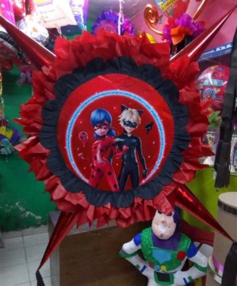 Piñata De Ladybug 🐞 Piñatas Redondas Piñata Piñatas