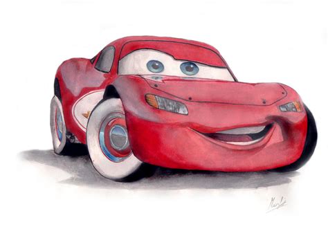 Lightning Mcqueen From Film Cars By Marianluziart On Deviantart