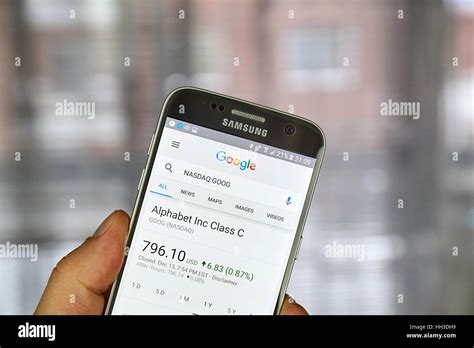 montreal canada december   google finance page  stock