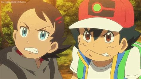 Anime Pokémon Angry Ash Ketchum Goh (Pokémon) Gif