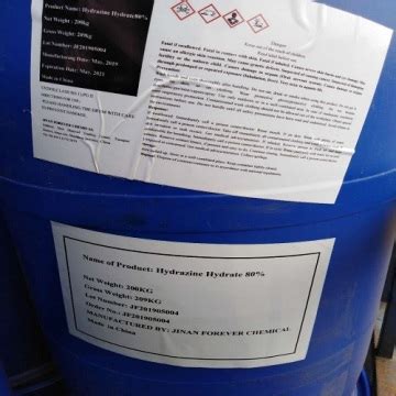 hydrazine monohydrate China Manufacture, Exporter, Supplier