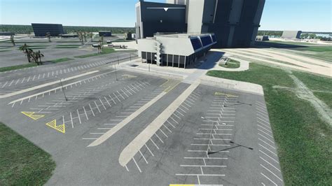 In development: Kennedy Space Center VAB area detailed scenery ...