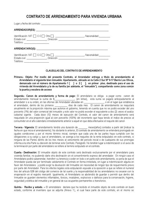 Contrato Vivienda Urbana 2 Piso By Martha Velasquez Issuu