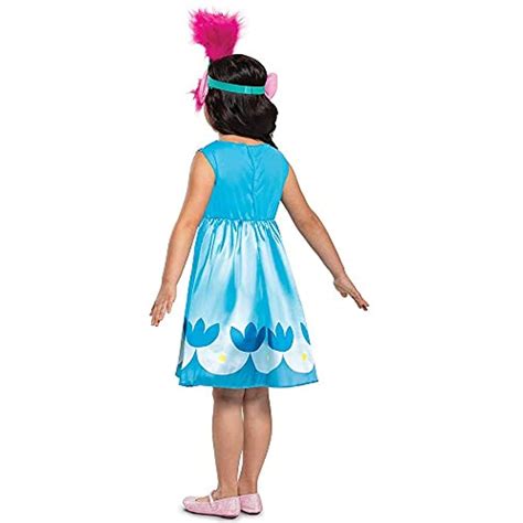 Girls Poppy Trolls Costume Princess Poppy Dress for Halloween Cosplay ...