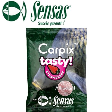 Additif Sensas Carpix Tasty Strawberry Rouge G Peche Au Coup