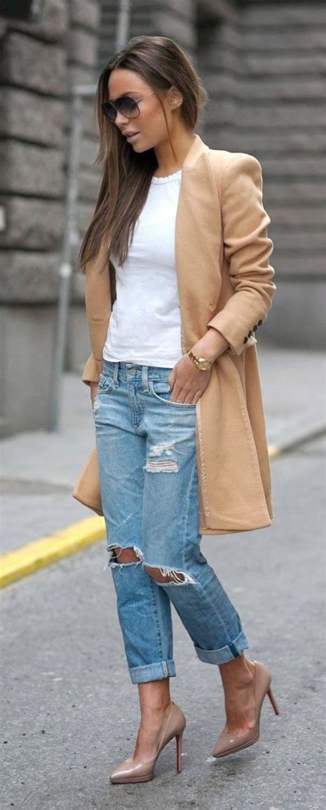 20 стильных образов с бежевым пальто | Womens fashion, Style, Casual ...