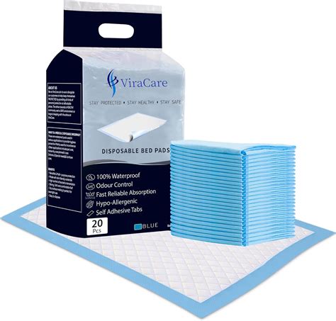 Buy 20 X Incontinence Bed Pads With Self Adhesive Stickers