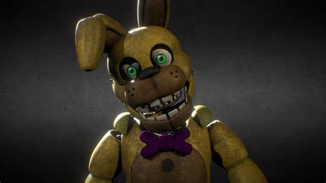 Final Nights 4 Stage Bonnie 3d Model By Kyesen F4c8d89 Sketchfab