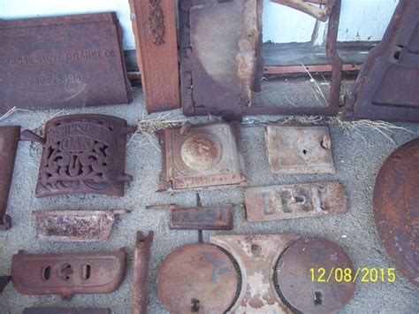 Collection Of Antique Cast Iron Stove Parts Nex Tech Classifieds