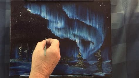 How To Paint Northern Lights On A Canvas At Lisa Leach Blog