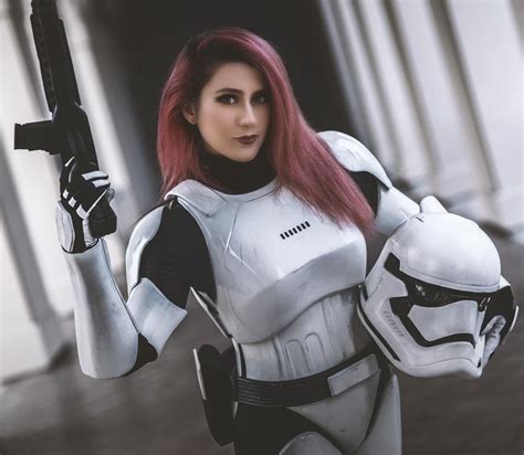 Stunning Elizabeth Rage As A Stormtrooper