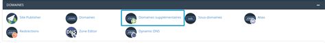 Comment ajouter un domaine supplémentaire sur cPanel Ibraci Links