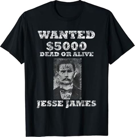 Outlaw Jesse James T Shirt Uk Fashion