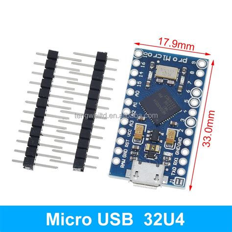 Pro Microminitype C Module With Atmega32u4 5v16mhz Mega32u4 Mcu