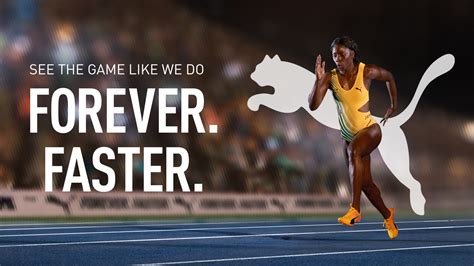 PUMA FOREVER FASTER BRAND CAMPAIGN Shericka Jackson Publicitários