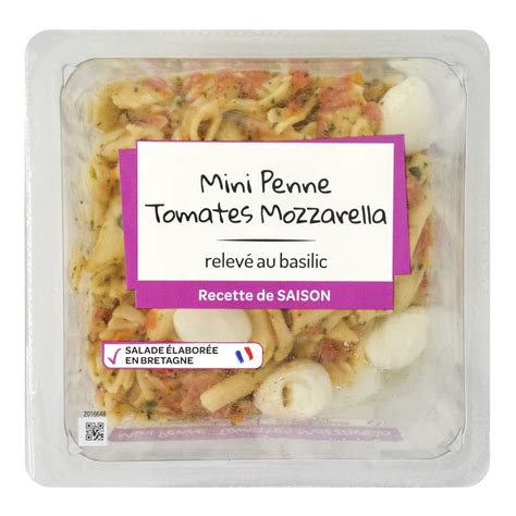 Salade Mini Penne Tomates Mozzarella Mix Buffet La Barquette De G