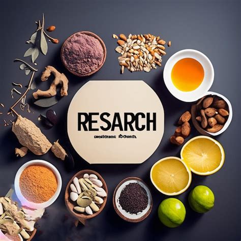 Premium Ai Image A Circle Of Different Foods Including A Sign That
