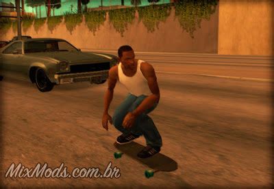 Gta San Andreas Skateboard Mod Weapon As Well As Vehicle Mod