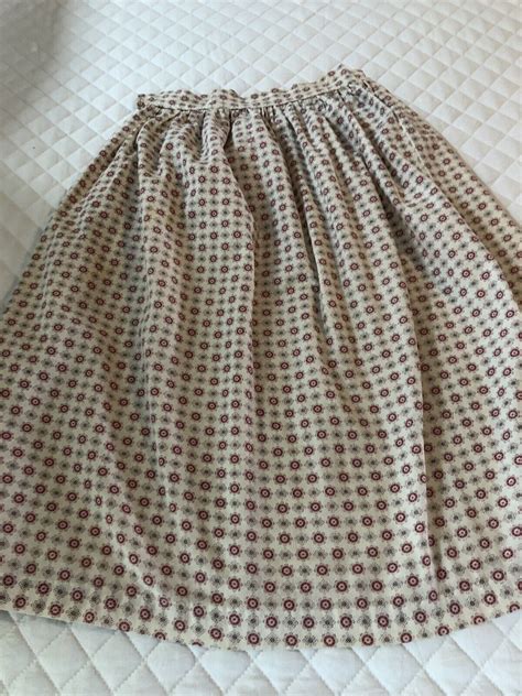 Vintage 1950s Blue Pink Plaid Skirt Gem