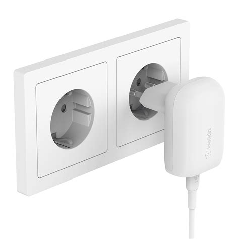 Belkin Chargeur Secteur Usb C W Pour Iphone Et Autres Blanc