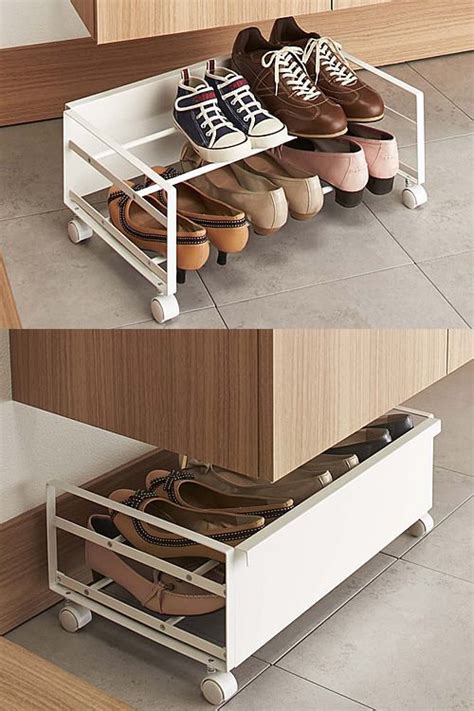 Underbed Shoe Storage Rack Wooden Shoe Racks Shoe Storage Rack Shoe