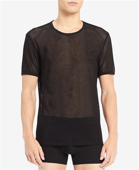 Calvin Klein Mens Mesh T Shirt Macys