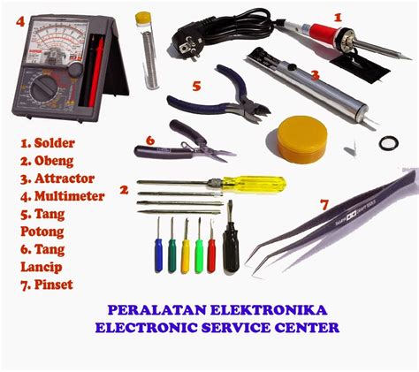 Alat Kerja Bengkel Elektronika Dan Fungsinya Id