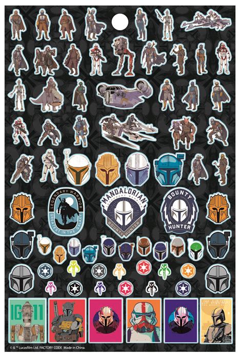 Baby Yoda Star Wars The Mandalorian Sticker Book Pack Over 300