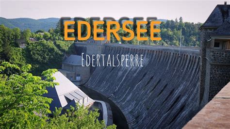 Edersee Drohnenaufnahmen Dronefootage Lake Edertalsperre Von Oben