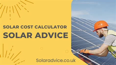 Solar Panel Cost Calculator UK - Solar Advice UK