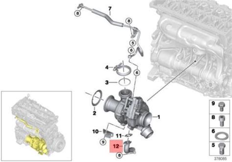 Genuine Bmw F10n F11n F20n F21n F22 Turbocharger Return Pipe Oem