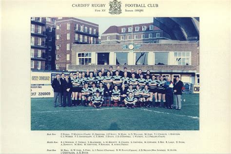 Cardiff Rfc Season Review 1990 1991 Cardiff Rfc