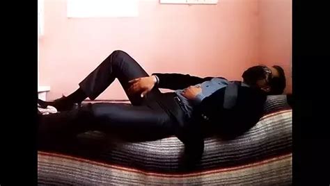 Shiny Satin Suit Tie Bulge Play Jerk Off Gay Stockings Porn Feat Ed Xxx Xhamster