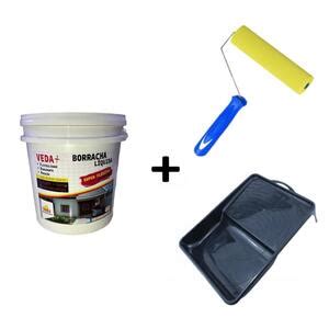 Kit Borracha Liquida 1l Bandeja E Rolo 15cm Leroy Merlin