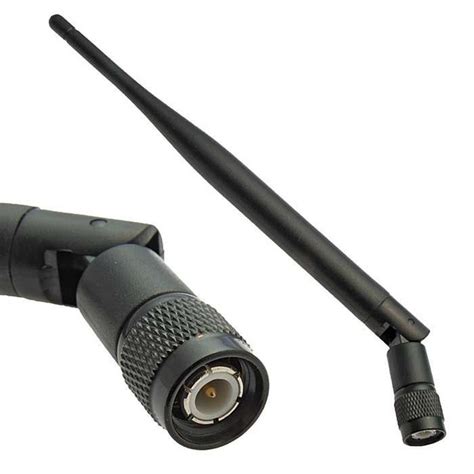 Штыревая Wi-Fi антенна поворотная, 5dB, разъем для подключения TNC-P ...