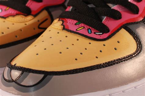 Nike Air Force 1 Mid Homer Simpson Custom