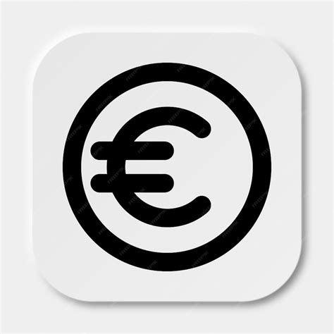 Premium Vector Euro Icon