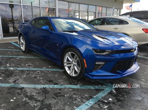 2016 Chevrolet Camaro Ground Effects Kit Looks Sleek On Hyper Blue Ss