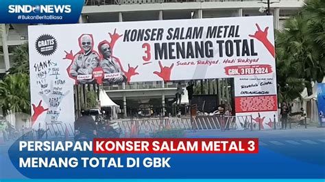 Sejumlah Tenda Dan Panggung Besar Disiapkan Untuk Konser Salam Metal 3