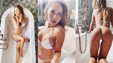 Brittney Palmer Nude White Bikini Teasing Leaked Video Only Leaks