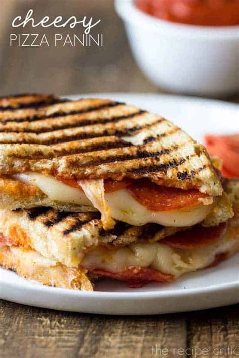 Cheesy Pizza Panini The Recipe Critic